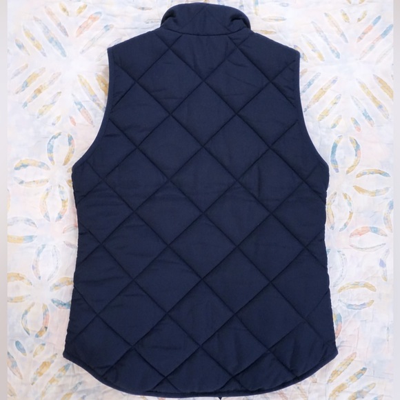 J. Crew Quilted Puffer Vest in Vivid Ink - Size XXS - Picture 2 of 3